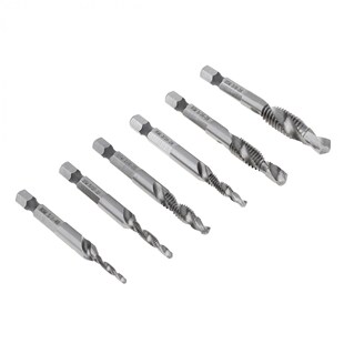 6pcs/lot Drill Bits Set 1/8-3/8 Inch Metal Drill HSS Combina
