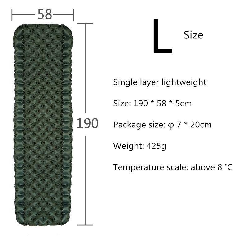 Air Mattress Inflatable Bed Waterproof Moistureproof Portabl