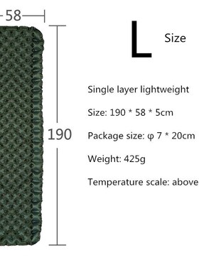 Air Mattress Inflatable Bed Waterproof Moistureproof Portabl