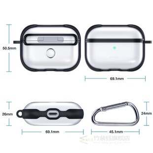 ESR for AirPods Pro Case with Keychain Hook Up Protective C