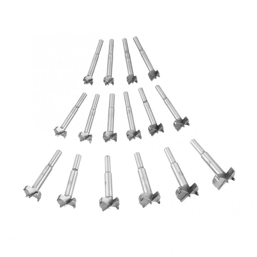 16pcs Cemented Carbide 适用于stner Drill Bits Woodworking Bo