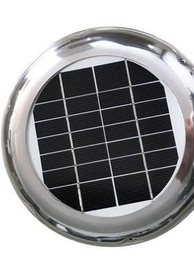 2.5W Solar Vent Fan Exhaust Ventilation Extractor 60CFM Wate