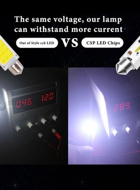 1PC CANBUS C5W Festoon 12V-24V Car LED New CSP Blub 31mm 36m