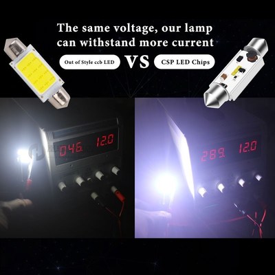 1PC CANBUS C5W Festoon 12V-24V Car LED New CSP Blub 31mm 36m