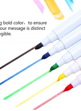 8 Pcs Water Colour Whiteboard Marker Pens White Board Dry Er