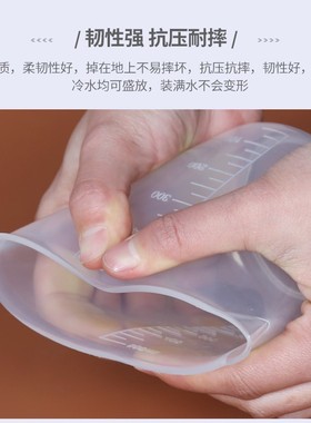 Plastic beaker 25ml 50ml 100ml measuring cylinder 250ml 500m