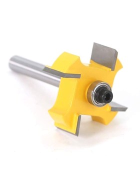 3Pcs 1/4 Inch Shank 4-Wings Rabbet Router Bit Set Slot Cutte