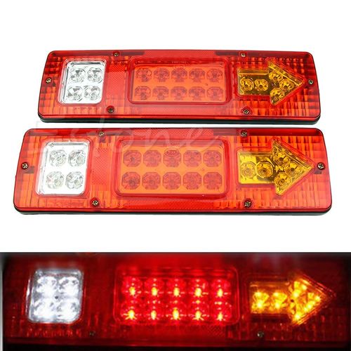 Hot 2pcs 12V 19 LED Car Truck Trailer Rear Tail Stop Turn Li