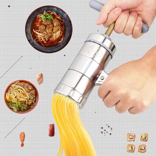Manual Noodle Maker Press Pasta Machine Crank Cutter Fruits