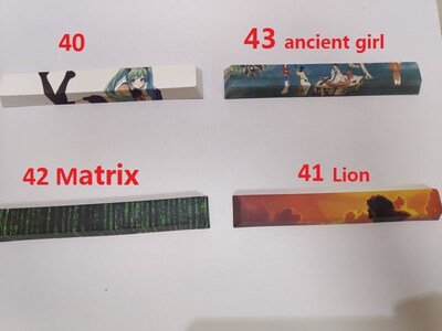 Artisan dye sub cherry profile PBT spacebar dyesub 6.25u sp