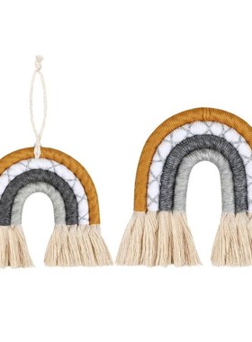 Home Decor Rainbow Weaving Ornament Nordic Fresh Simple Kid