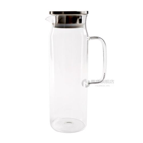 Glass Water Jug Pot Cha Tea Kettle Lemonade Pitcher Heat-res