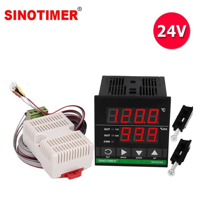 24v power supply industrial digital led temperature and humi