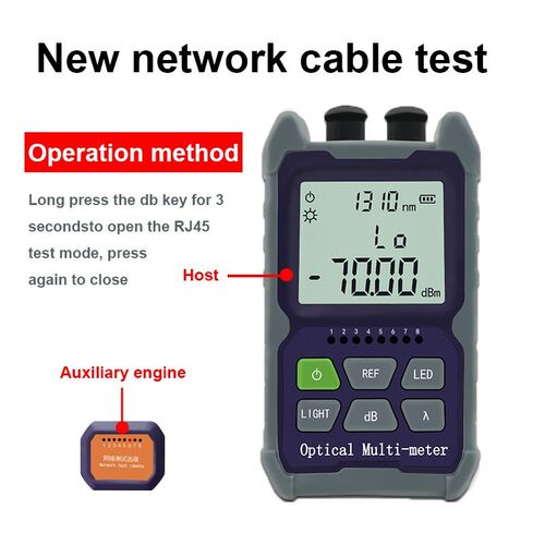 Mini 4 in 1 Multifunction Optical Power Meter Visual Fault L