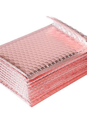 10Pcs 15x20 + 4cm Rose Gold Bubble Envelop Bubble Mailer Voo