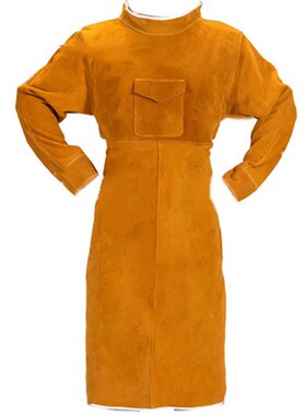 85CM Welding Apron with Sleeves, Leather Welder Apron, Cowhi