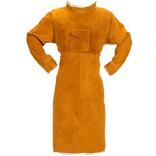 85CM Welding Apron with Sleeves, Leather Welder Apron, Cowhi