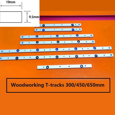 Woodworking Tool T Slot Miter Bar Slider Slab T-track Alumin