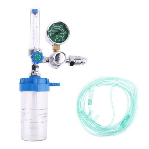 Oxygen Inhaler Regulator Pressure Flowmeter Outlet Male Thre