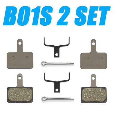 2 Pair B01S Brake pads Resin Disc Brake Pads for Shimano MT2