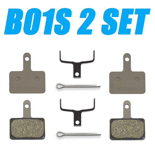2 Pair B01S Brake pads Resin Disc Brake Pads for Shimano MT2