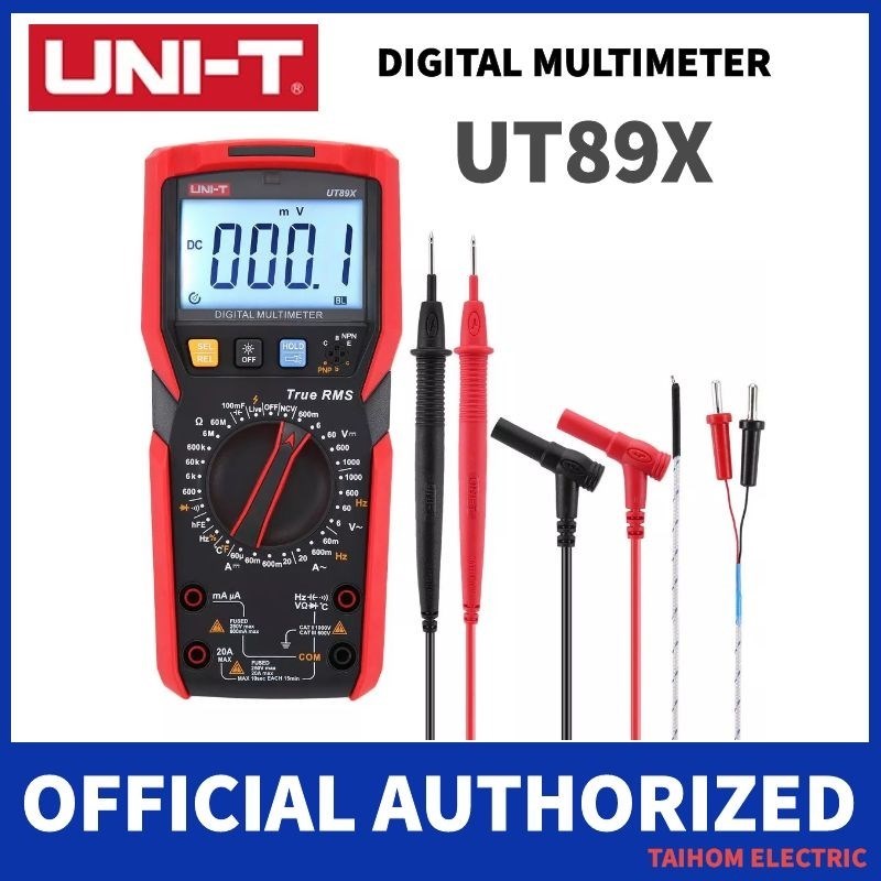 Professional Digital Multimeter UT89X True RMS NCV 20A Curre-封面