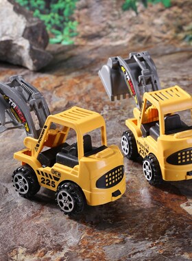 6pcs/lot Mini Car Toys Diecast Vehicle Sets Construction Bul