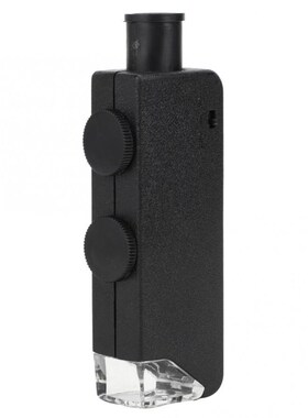 60-100X Adjustable Portable Pocket LED Microscope Mini Magni