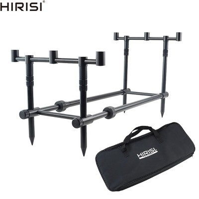 Carp Fishing Rod Pod Set, for 3 Fishing Rods, Bank Sticks, R
