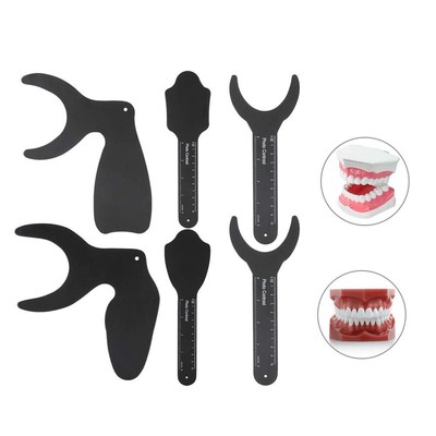 3 Pcs Dental Photo Contrast Black Background Board Orthodon