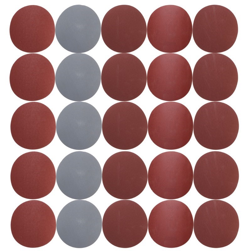 25pcs/Set 5 Inch Round Sandpaper Disk Sand Sheets Grit 800/1