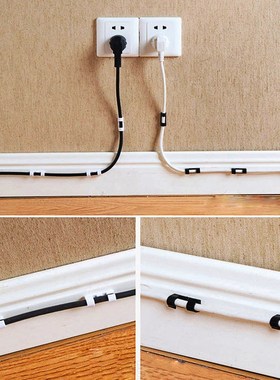 20Pcs/Set Cable Winder Wire Storage Silicon Cable Manager H