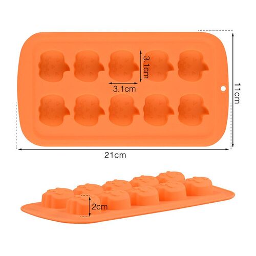 1pcs 10 Grids Chocolate Biscuit Gummy Candy Mould Home DIY H