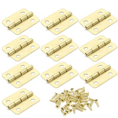 10Pcs/Set Kitchen Cabinet Door 4 Holes Drawer Hinges Jewelry