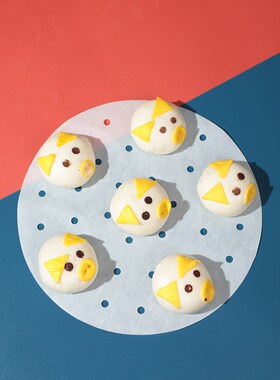 4375. Household steamer paper non stick round steamed bun pa