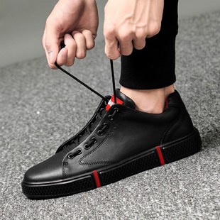Fashion Genuine Leather Shoes men Flats Men Casual
