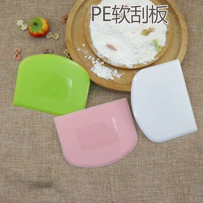 Baking tool plastic scraper cake cream silicon