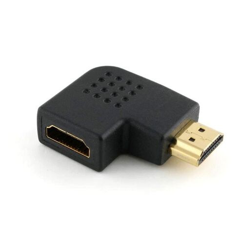 HDMI Male/F Left Angle Port Saver M/F Adapter Vertical Flat