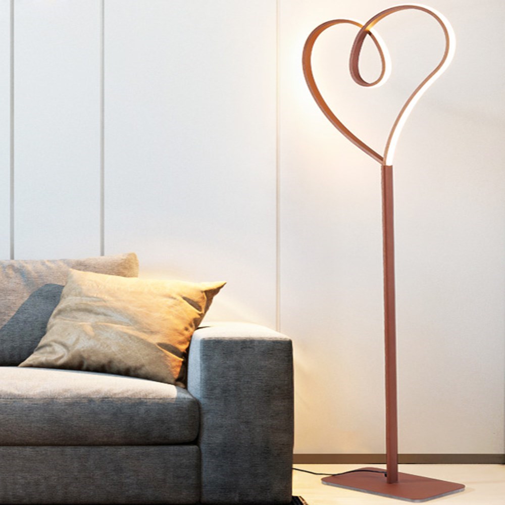 RAZOS Modern Coffee Led Floor Lamp Minimalism Alunum Floor L