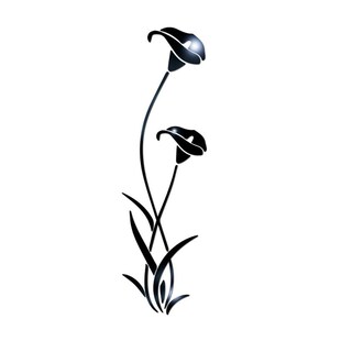 Flower Wall Stickers DIY Children's Bedroom Living Room Kitc