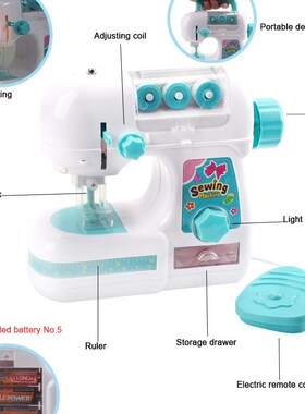 Simulation Electric Sewing Machine Mini Furniture  Educatio