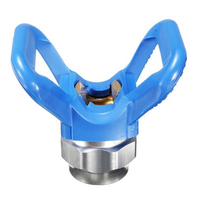 Blue Airless Paint Sprayer Tip Guard Nozzle Seat 7/8 Inch Ho