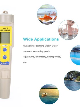 Pen-type pH Meter Temperature pH Test Pen with Automatic Tem