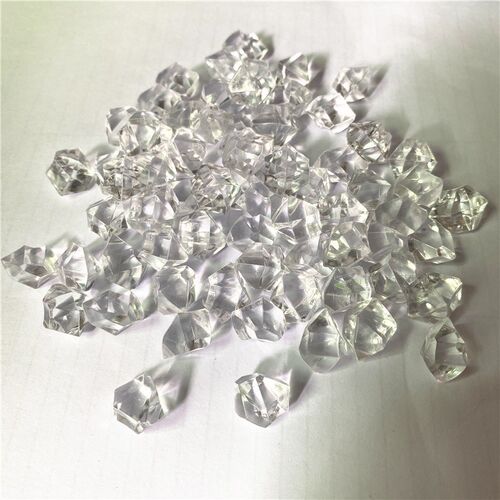 50PCS 14*11mm Acrylic Crystal Diamond Pawn Irregular Stone C