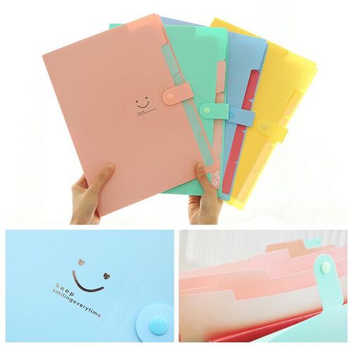 Folder A4 Document Bag 5 Pockets Folder Documents Organizer
