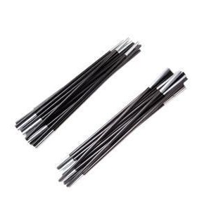 1 Set Fiber glass Tent Pole Kit 9 Sections Lightweight Campi