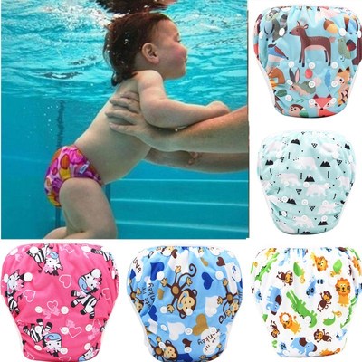 2021 New Baby Swim Diapers Waterproof Adjustable Cloth Diape