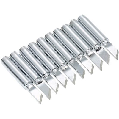 10PCS Soldering Iron Tips Replacement Tip Lead-Free Screwdri