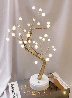 36/108 LEDS Night Lamp Mini Christmas Tree Bonsai Tree Light