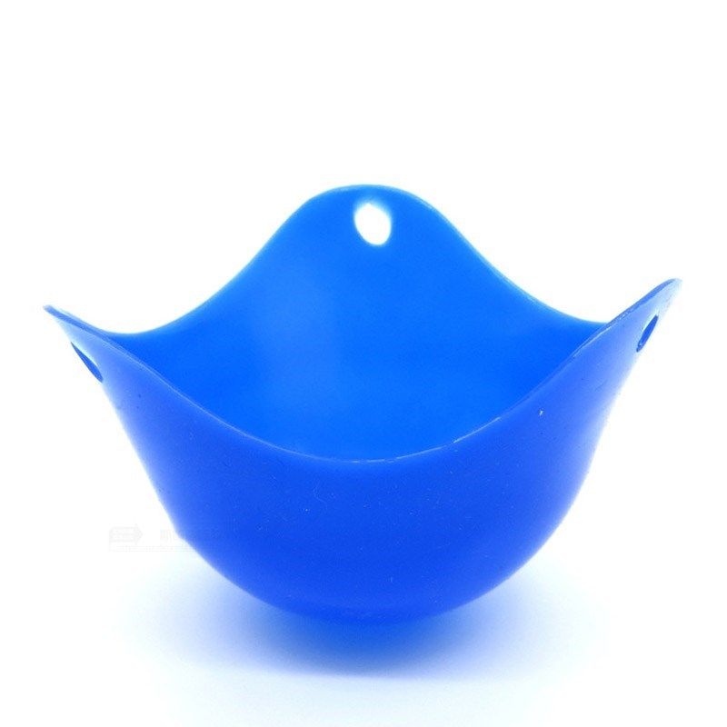 4 Pcs/Set Silicone Egg Poaching Cups With Ring Standers Eggs